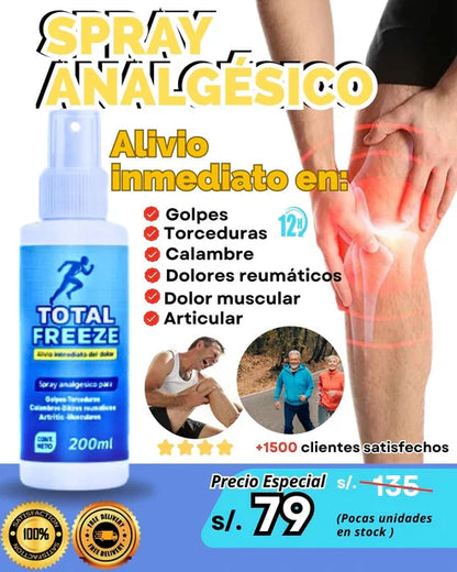 TOTAL FREEZE™- SPRAY ANALGÉSICO 100% EFECTIVO